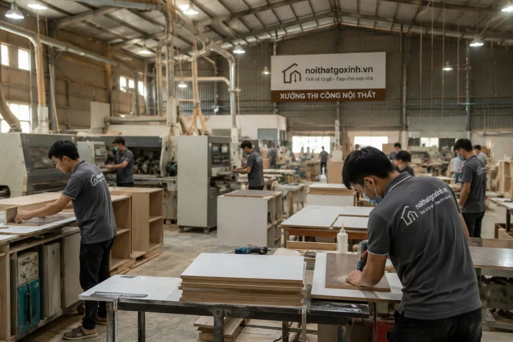Xưởng sản xuất nội thất